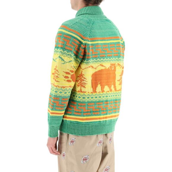 JUNYA WATANABE Jacquard Tribal Cardigan - Picture 3 of 4